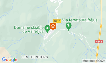 Kaart Valfrjus Chalet 3291