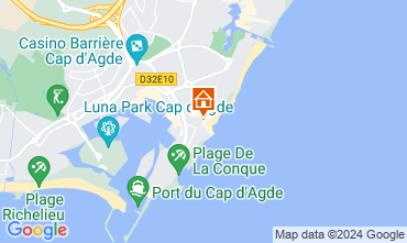 Kaart Cap d'Agde Appartement 68288
