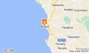 Kaart Gallipoli Appartement 128666