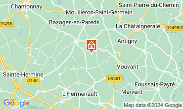 Kaart Fontenay-le-Comte Vakantiehuis 64991