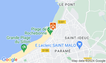 Kaart Saint Malo Appartement 108522