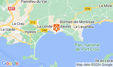 Kaart La Londe-les-Maures Villa 92579