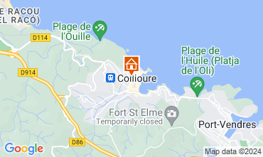 Kaart Collioure Appartement 105344