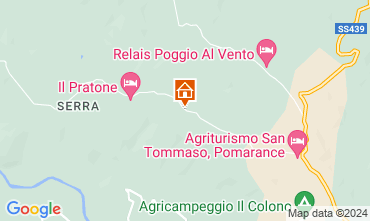 Kaart Volterra Vakantiehuis 121193
