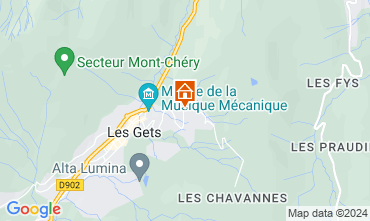 Kaart Les Gets Chalet 80003