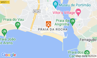 Kaart Praia da Rocha Appartement 71391