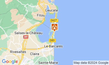 Kaart Le Barcares Appartement 125382
