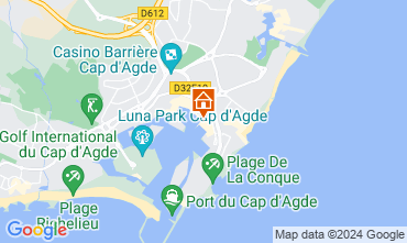 Kaart Cap d'Agde Appartement 120182
