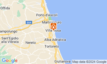 Kaart Alba Adriatica Villa 42663