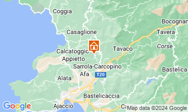 Kaart Ajaccio Villa 127194