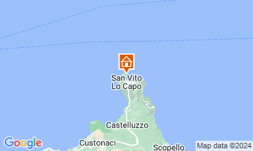 Kaart San Vito lo Capo Villa 112450