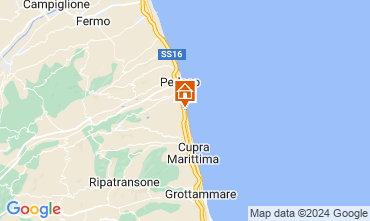 Kaart Porto San Giorgio Appartement 43121