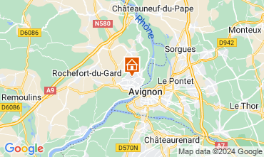 Kaart Villeneuve lez Avignon Villa 121222