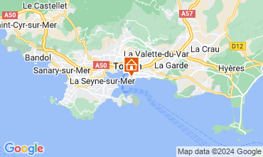 Kaart Toulon Appartement 124278
