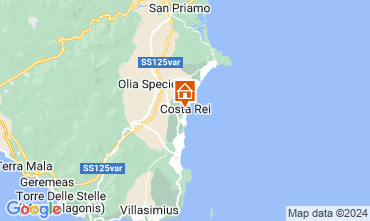 Kaart Costa Rei Villa 127126