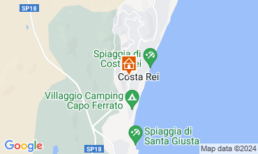 Kaart Costa Rei Villa 127126