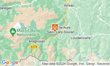 Kaart Saint Lary Soulan Studio 14766