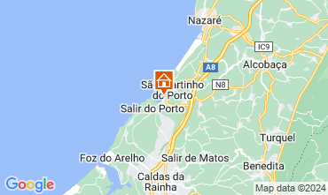 Kaart So Martinho do Porto Appartement 17185