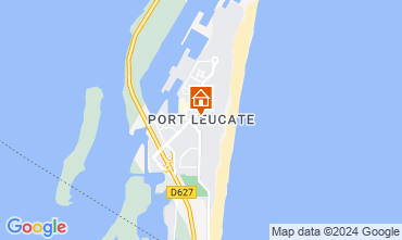 Kaart Port Leucate Appartement 6318