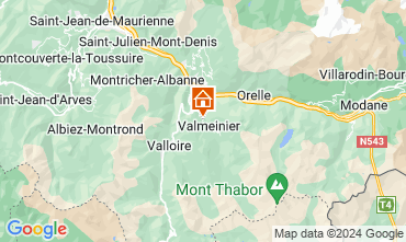 Kaart Valmeinier Chalet 3441