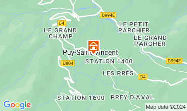 Kaart Puy Saint Vincent Appartement 92347
