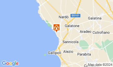 Kaart Santa Maria al Bagno Appartement 128694