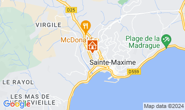 Kaart Sainte Maxime Huis 103814