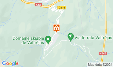 Kaart Valfrjus Chalet 117364