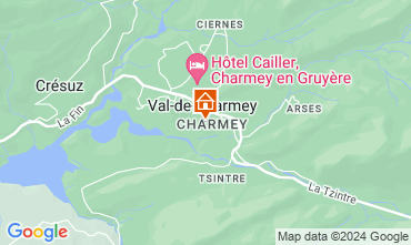 Kaart Charmey Chalet 72762