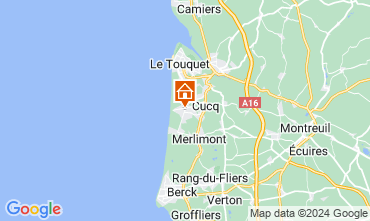 Kaart Le Touquet Appartement 116191