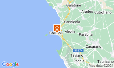 Kaart Gallipoli Appartement 128410