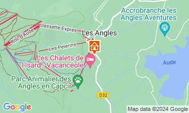 Kaart Les Angles Chalet 58083