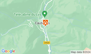 Kaart Cauterets Appartement 117216