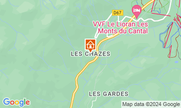 Kaart Le Lioran Huis 38545