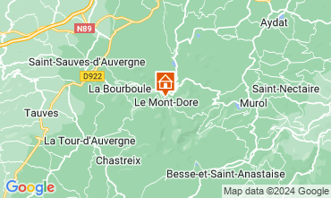 Kaart Le Mont Dore Appartement 120119