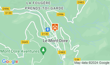 Kaart Le Mont Dore Appartement 120119
