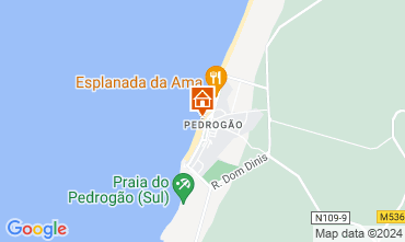 Kaart Praia do Pedrogo Bed & breakfast 46546