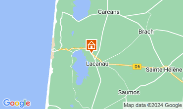 Kaart Lacanau Huis 128876