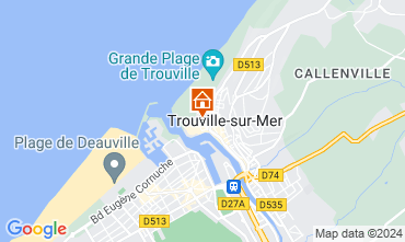 Kaart Trouville sur Mer Huis 31880