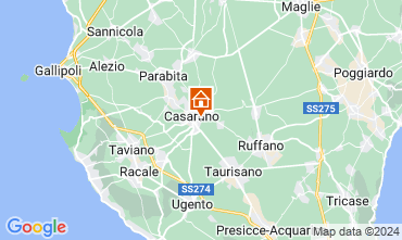 Kaart Casarano Villa 125510