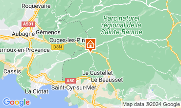 Kaart Le Castellet Bungalow 39155