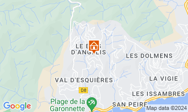 Kaart Les Issambres Villa 124093