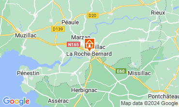 Kaart La Roche-Bernard Vakantiehuis 96700