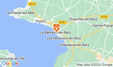 Kaart La Bernerie en Retz Huis 122406