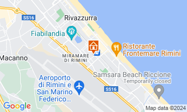 Kaart Rimini Appartement 21770