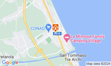 Kaart Porto Sant'Elpidio Appartement 127354