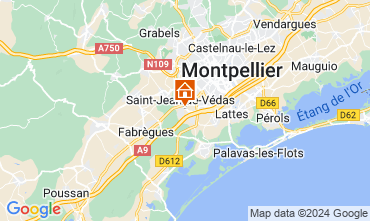 Kaart Montpellier Appartement 124676