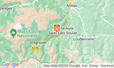 Kaart Saint Lary Soulan Appartement 88678