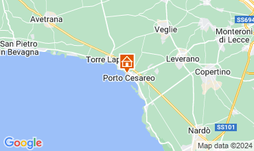 Kaart Porto Cesareo Appartement 125456
