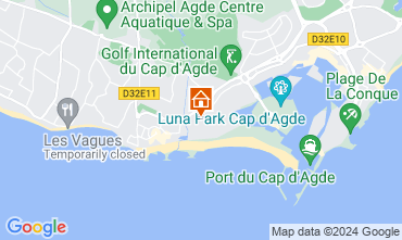 Kaart Cap d'Agde Appartement 126298